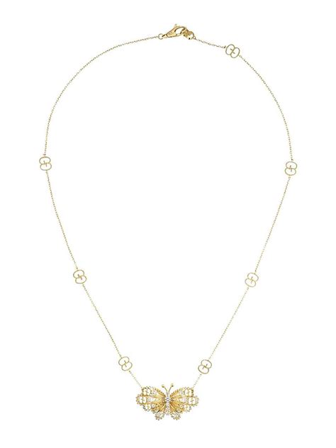 gucci lmdm necklace 42cm gold top opal|Gucci Necklaces for Women .